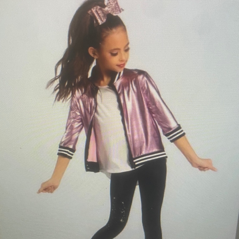 Kids Metallic Purple Costume Jacket